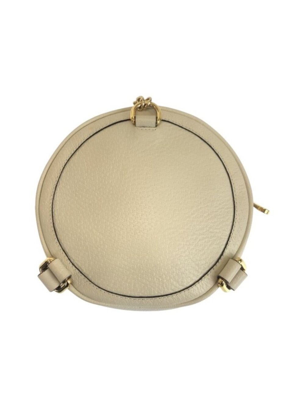 Gucci Ophidia White Gold Leather Backpack - Picture 2 of 9